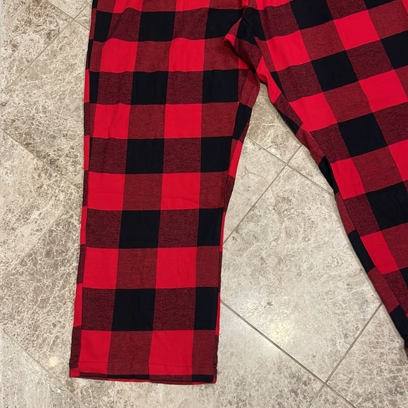 Old Navy Buffalo Plaid Printed Flannel Pj Pajama Pant NWOT Size 3X - Picture 5 of 13